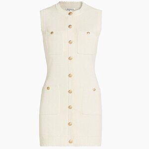 Reformation Catalina 100% Organic Cotton Knit Minidress Size M